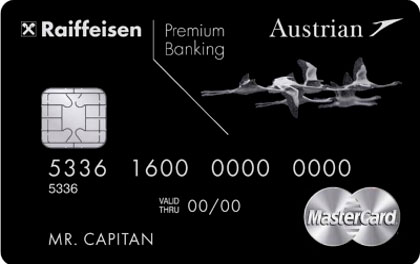 Кредитная карта Austrian Airlines Black Edition Райффайзенбанк
